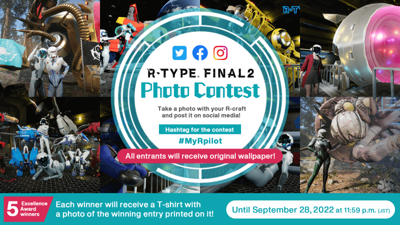 R-TYPE FINAL2 Photo Contest Take a photo with your R-craft and post it on social media!