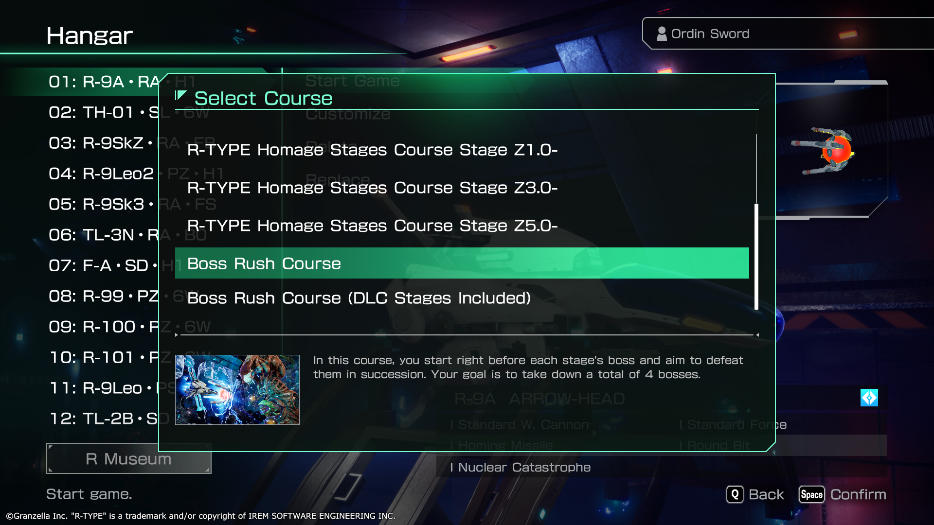 Boss Rush Course